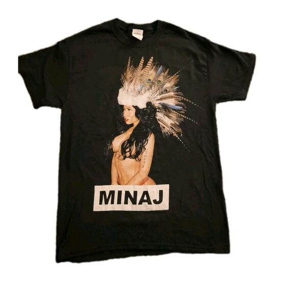 Nicki Minaj 2015 The Pink Print Tour T-Shirt Adult-Med Rap Hip Hop Album Promo - Picture 1 of 7